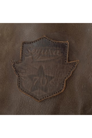 Veste en cuir de buffle Lady Babylone - Segura - Marron