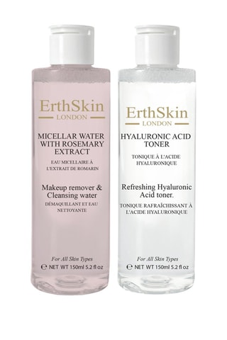 Desmaquillante y agua limpiadora con tónico refrescante - Para todo tipo de piel - 2 x 150 ml