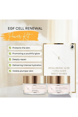 Estuche hidratante día y noche EGF Cell Effect - 3 productos