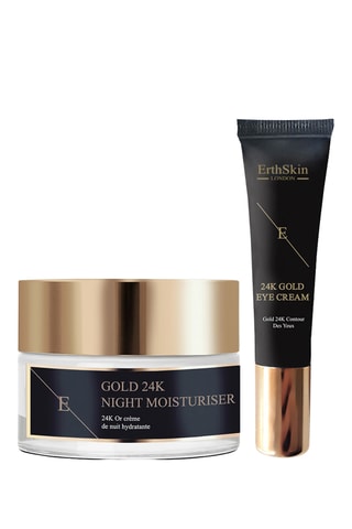 Crema de noche antiarrugas y crema para el contorno de ojos