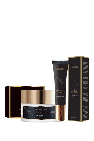 Crema de noche antiarrugas y crema para el contorno de ojos