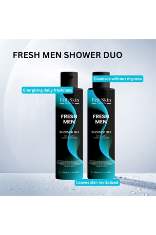 2 geles de ducha Fresh Men 300 ml