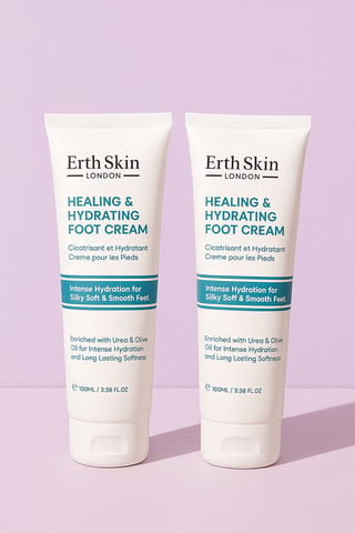 2 cremas reparadoras e hidratantes para pies - 100 ml
