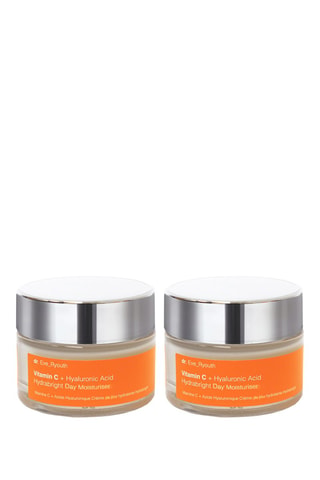 2 cremas de día hidratantes con vitamina C y ácido hialurónico Hydrabright - 2 x 50 ml