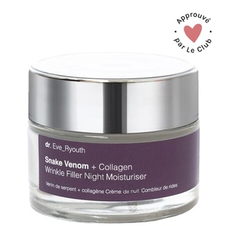 Crema de noche antiarrugas con veneno de serpiente y colágeno - 50 ml