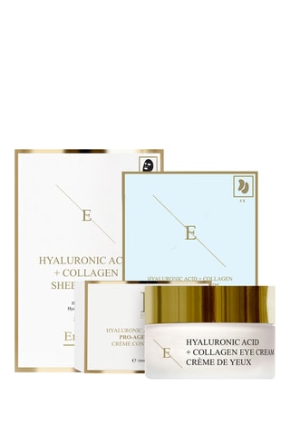 Estuche de tratamiento con ácido hialurónico y colágeno - Para todo tipo de piel - 3 productos