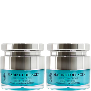 Cremas de día SPF50 - Colágeno marino - Rostro - 2 x 50 ml