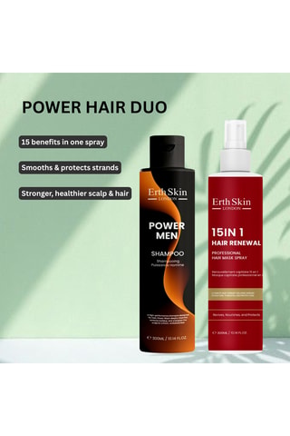 Estuche champú power men y spray mascarilla capilar profesional - 2 productos