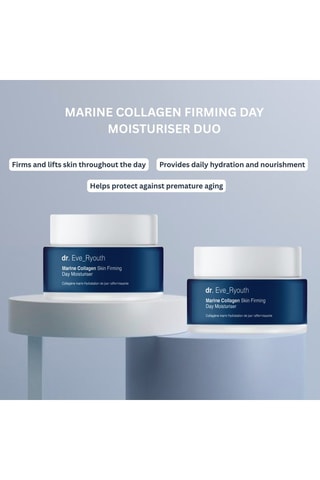 2 cremas hidratantes reafirmantes con colágeno marino - 2 x 50 ml