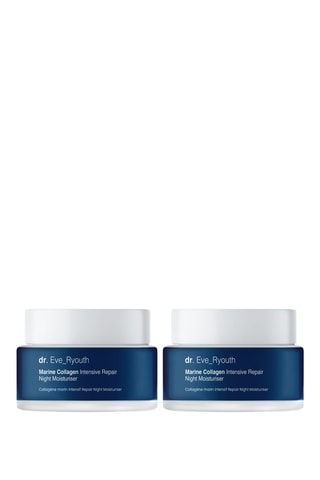 2 cremas de noche reparadoras intensivas con colágeno marino - 2 x 50 ml