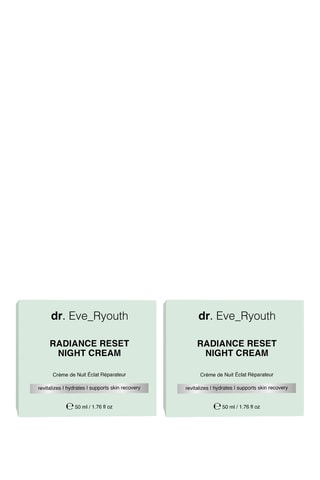 Crema de noche iluminadora Radiance Reset - 2 productos