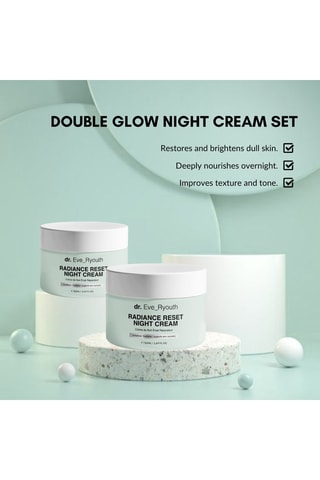Crema de noche iluminadora Radiance Reset - 2 productos