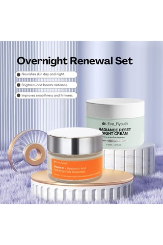 Estuche de crema de noche Radiance Reset y crema de día Hydrabright - 2 productos