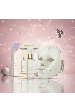 Estuche de máscara LED y sérum con ácido hialurónico - Piel apagada, deshidratada y cansada - 2 productos