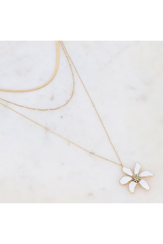 Collier multi-rangs - Doré