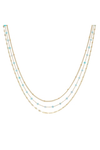 Collier multirangs - Amazonites