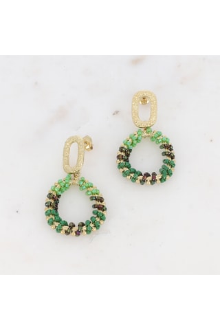 Boucles d'oreilles - Vert