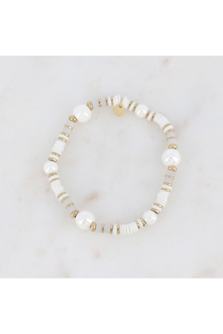 Bracelet - Céramique, perles et agates