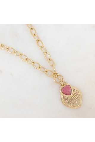 Collier - Rhodonite