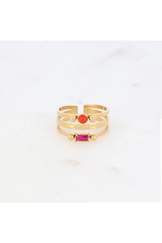 Bague réglable - Agate