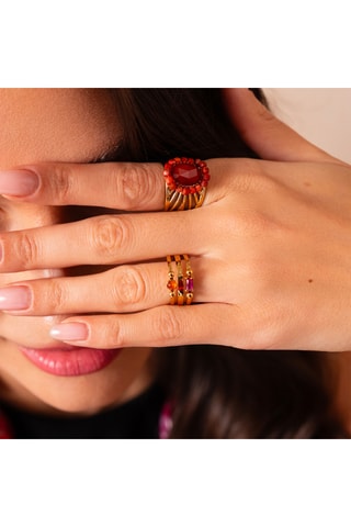 Bague réglable - Agate