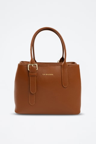 Borsa a mano in pelle - Marrone