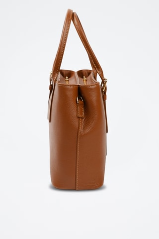 Borsa a mano in pelle - Marrone