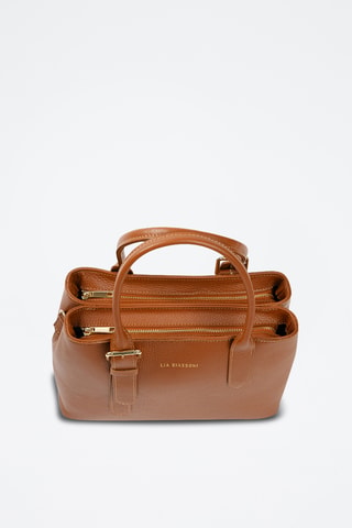 Borsa a mano in pelle - Marrone