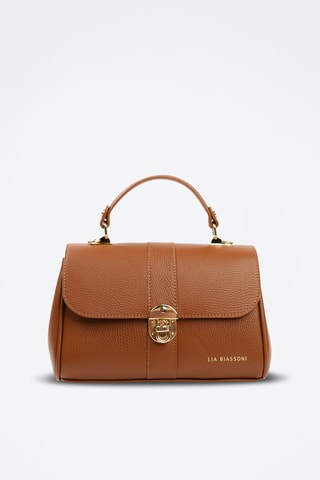Borsa a mano in pelle - Marrone