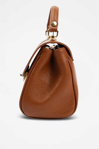 Borsa a mano in pelle - Marrone