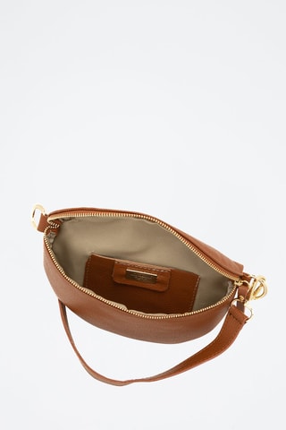 Borsa a tracolla in pelle Perugino - Marrone
