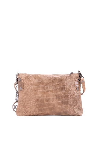 Borsa a tracolla in pelle Abano - Marrone