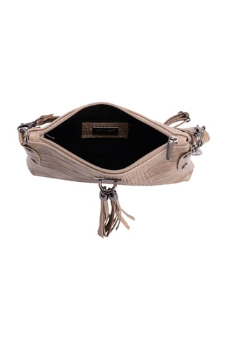 Borsa a tracolla in pelle Abano - Marrone