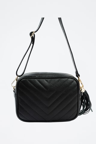 Borsa a tracolla in pelle - Nero