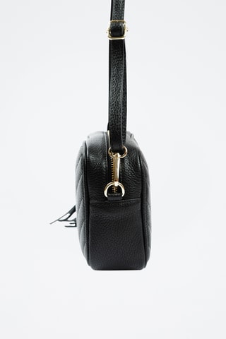 Borsa a tracolla in pelle - Nero