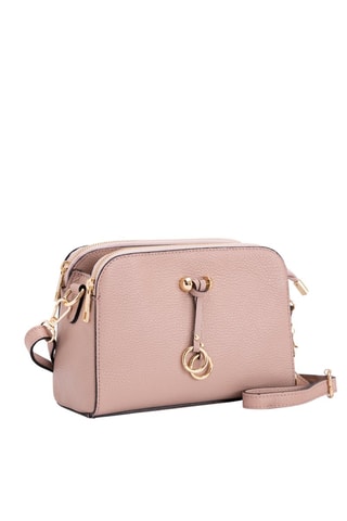 Sac bandoulière en cuir Certosa - Rose