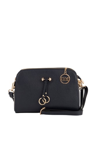 Borsa a tracolla in pelle Certosa - Blu