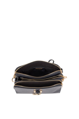 Borsa a tracolla in pelle Certosa - Blu