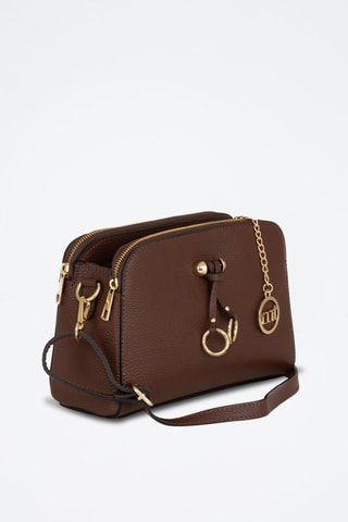 Borsa a tracolla in pelle Certosa - Marrone
