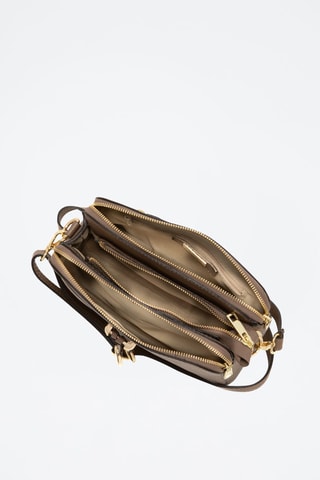 Borsa a tracolla in pelle Certosa - Taupe