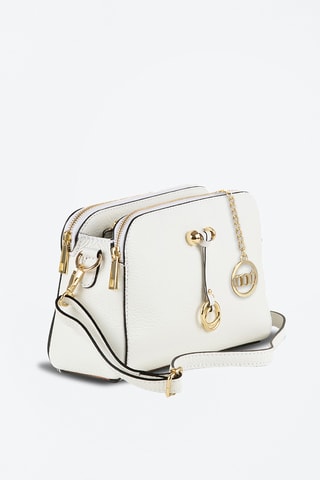Borsa a tracolla in pelle Certosa - Bianco