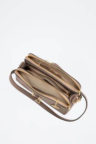 Borsa a tracolla in pelle Certosa - Marrone