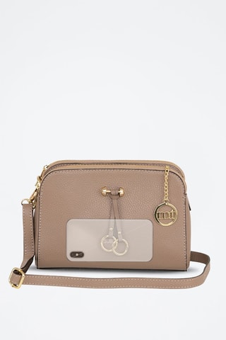 Borsa a tracolla in pelle Certosa - Marrone