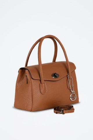 Borsa a mano in pelle Viserba - Marrone