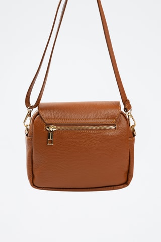 Sac bandoulière en cuir Raganello - Marron