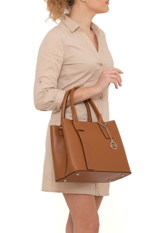 Borsa a mano in pelle Argonne - Marrone