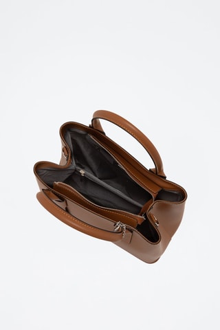 Borsa a mano in pelle Argonne - Marrone