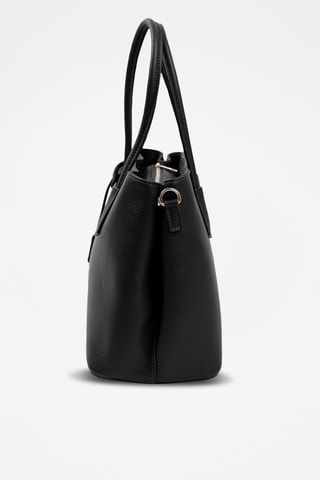 Borsa a mano in pelle - Nero