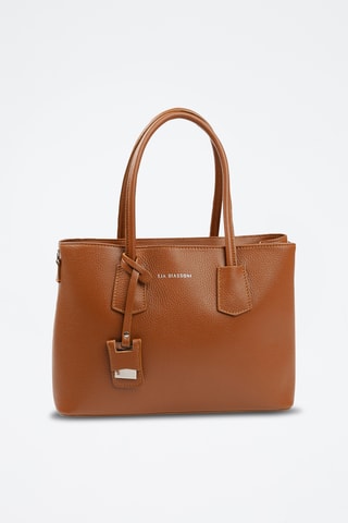Borsa a mano in pelle - Marrone