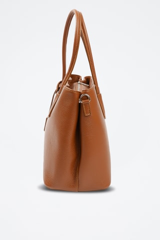 Borsa a mano in pelle - Marrone